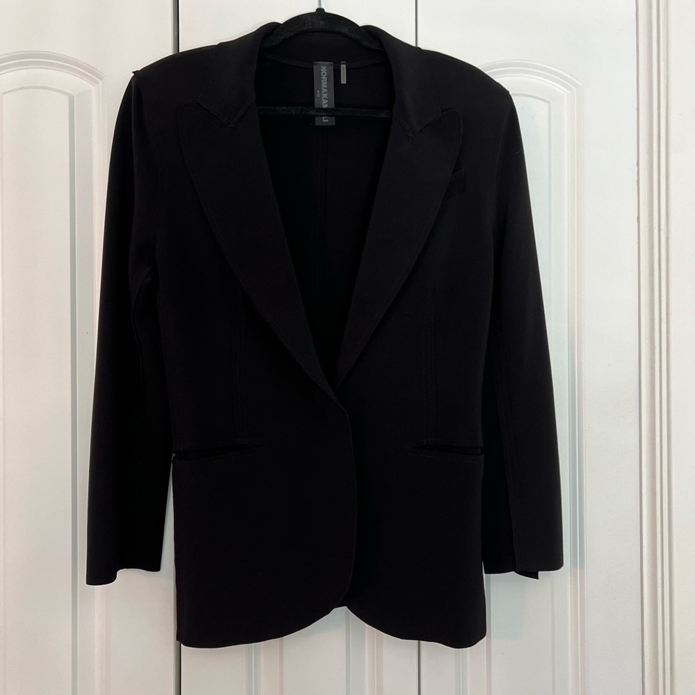 NORMA KAMALI jersey blazer
